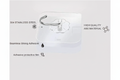 NFLEXFLOW Adhesive Wall Hooks - Pack of 10