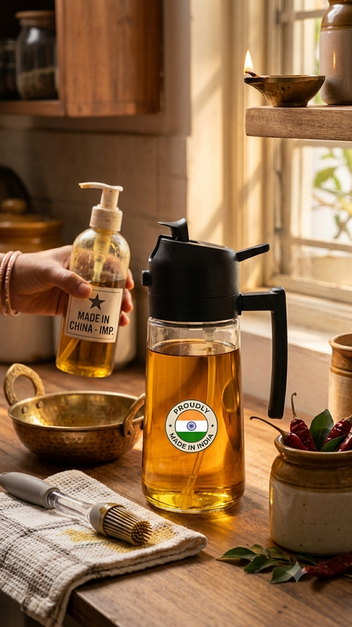 NFLEXFLOW Oil Dispenser Bottle with Free Basting Brush